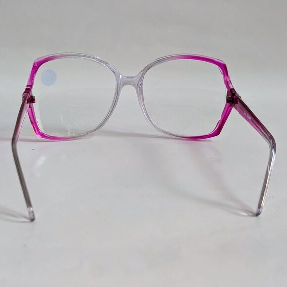 NWT Vintage 90's Lady High Fashion Reading Glasses (Crystal Pink) - Picture 4 of 5